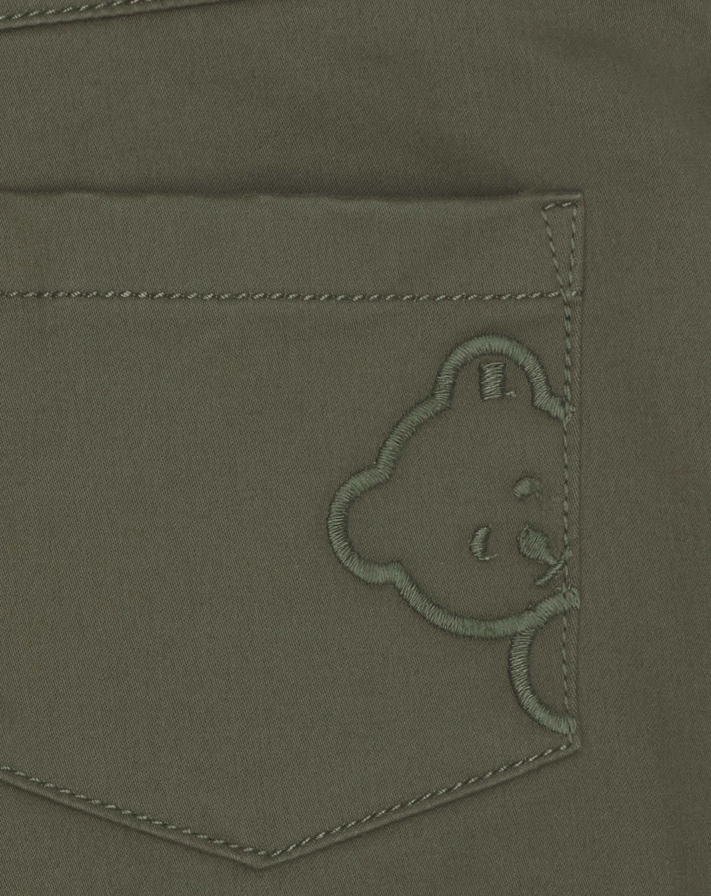 Hose POLAR FRIENDS MINI in dusty olive