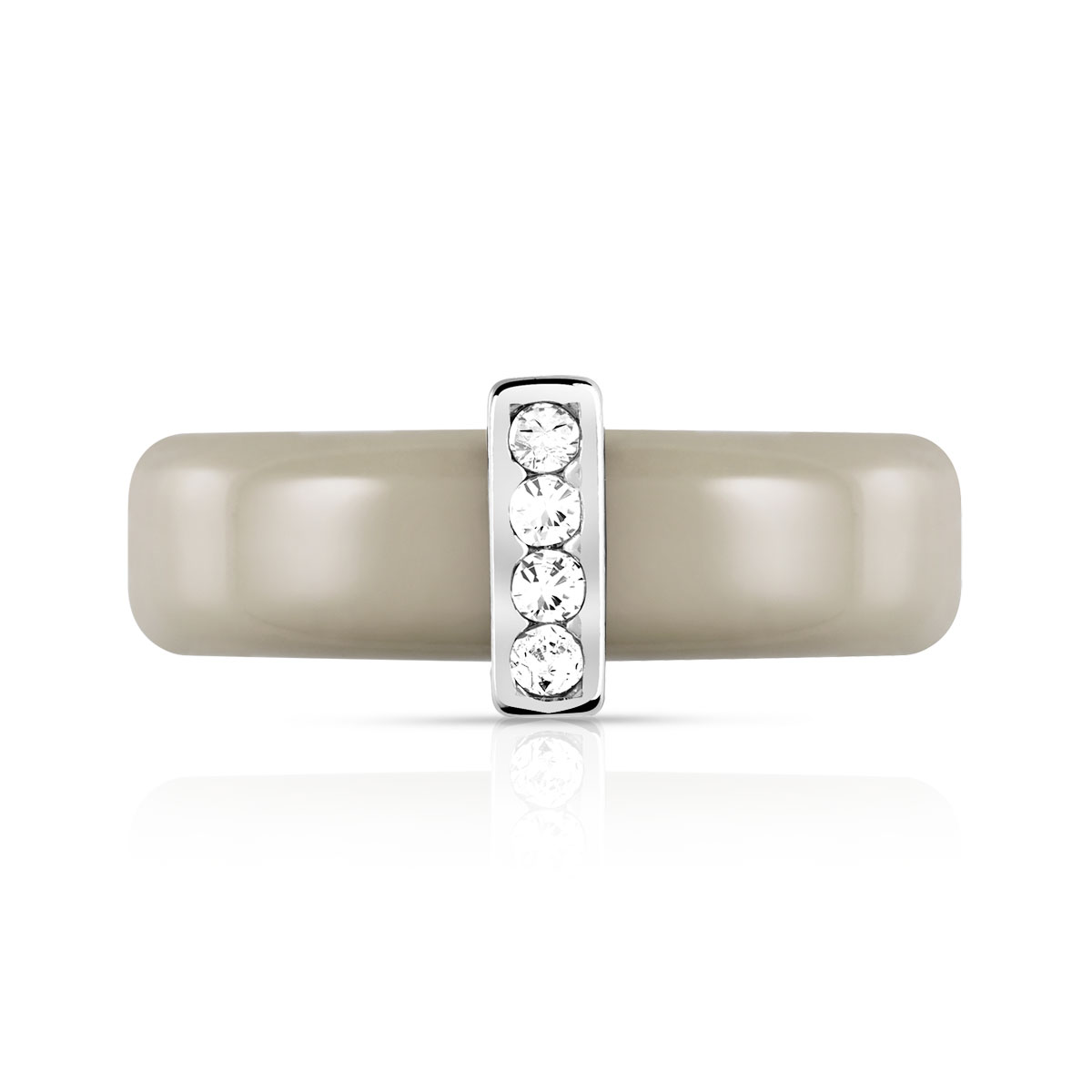 Bague argent 925 résine zirconia