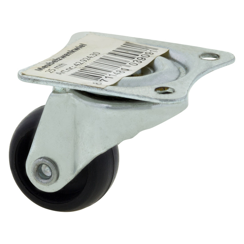 Meubelzwenkwiel 25mm 15kg