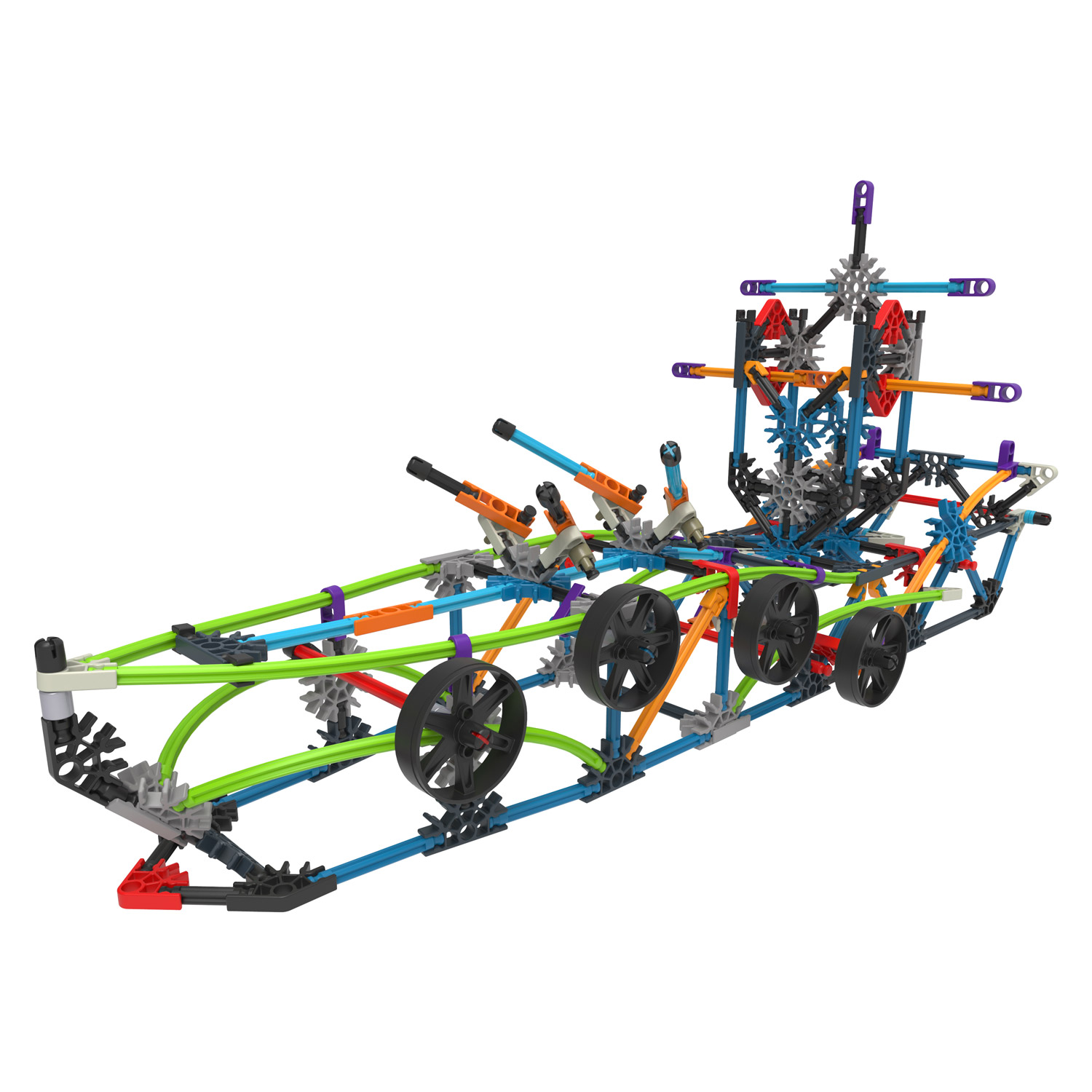 K'Nex Bouwset Wings & Wheels 30 Modellen, 500dlg.