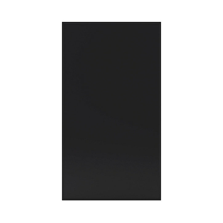Porte de meuble de cuisine Pasilla noir mat l. 50 cm x H. 90 cm GoodHome