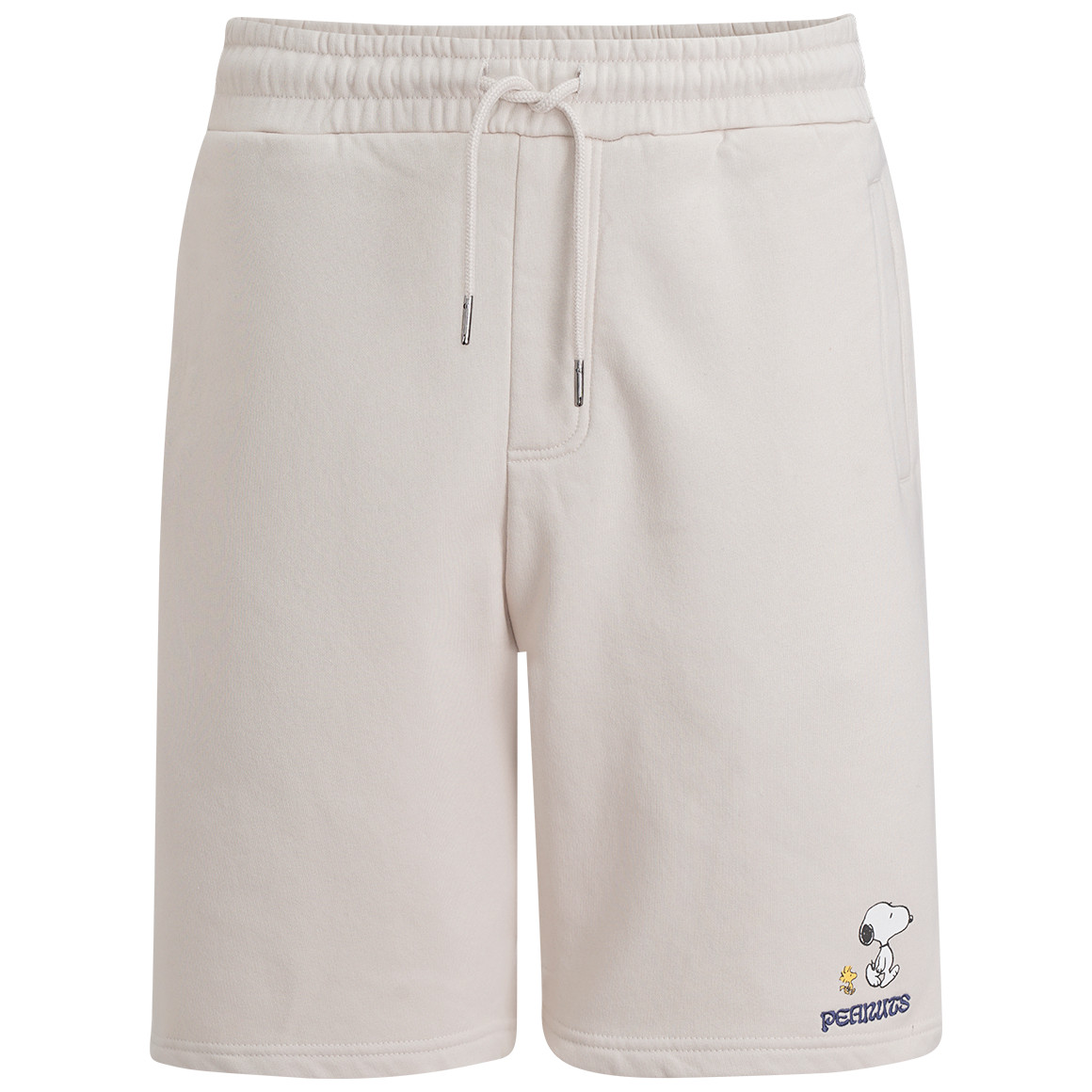 Jonas Nielsen Peanuts Shorts mit Stickerei hellbeige