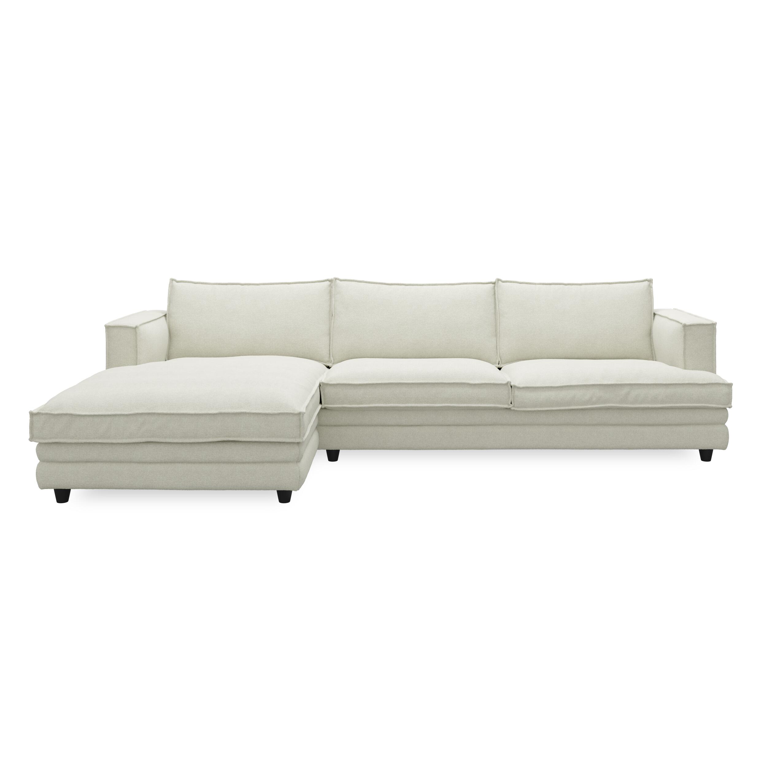 Agir venstrevendt sofa med chaiselong