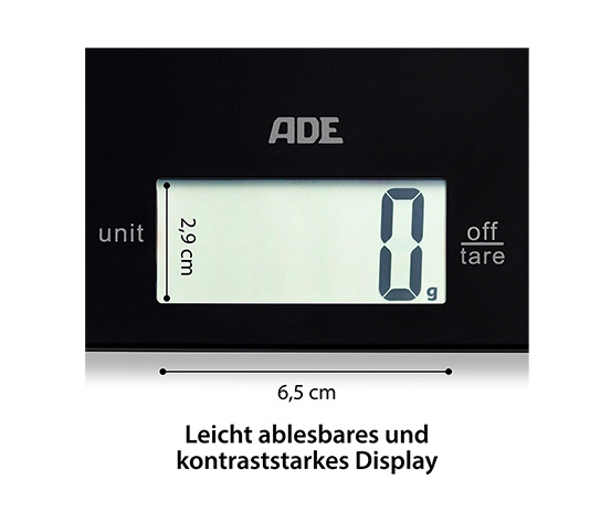 Digitale Küchenwaage »Leonie«, schwarz