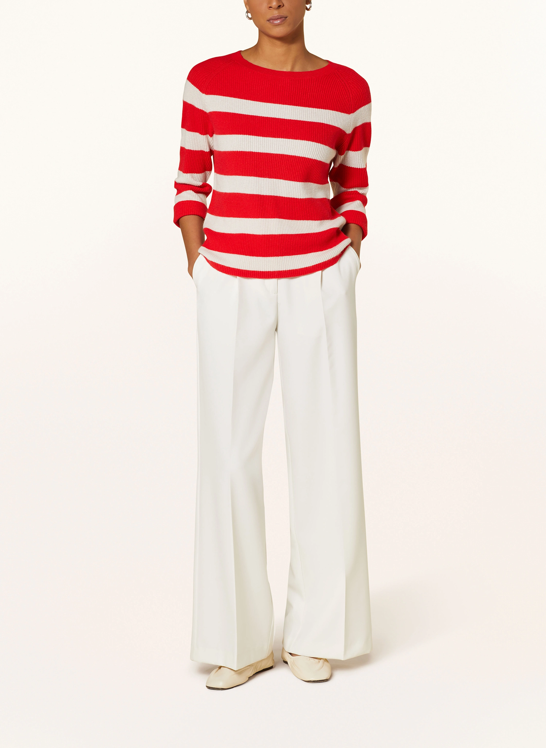 darling harbour Cashmere-Pullover mit 3/4-Arm
