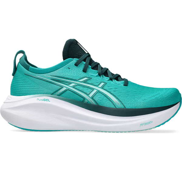 Chaussure running ASICS GEL-NIMBUS 27 WAVE TEAL/SAXON GREEN