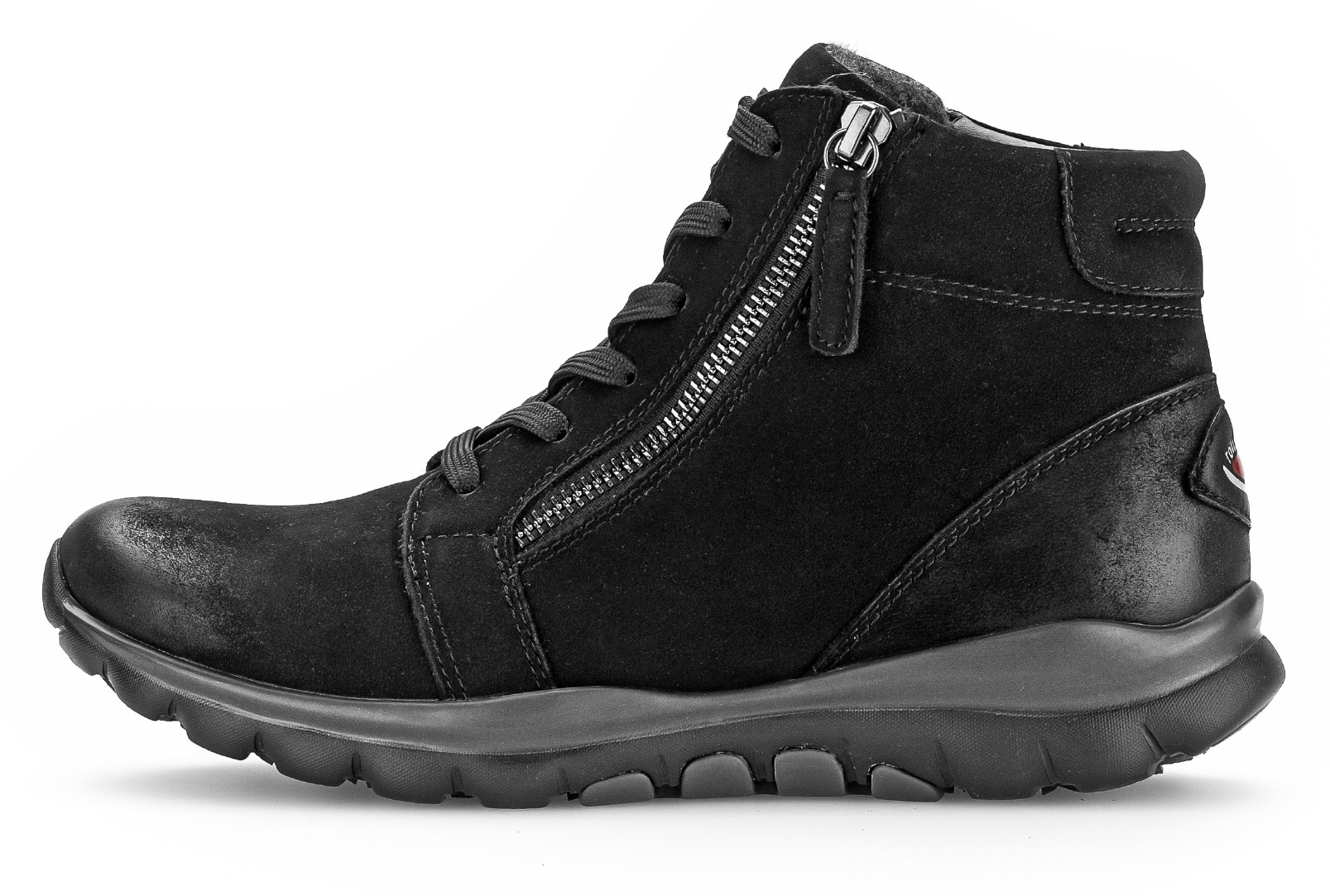 Gabor Rollingsoft Schnürboots  , Keilabsatz, Komfortboots mit profilierter Gummilaufsohle