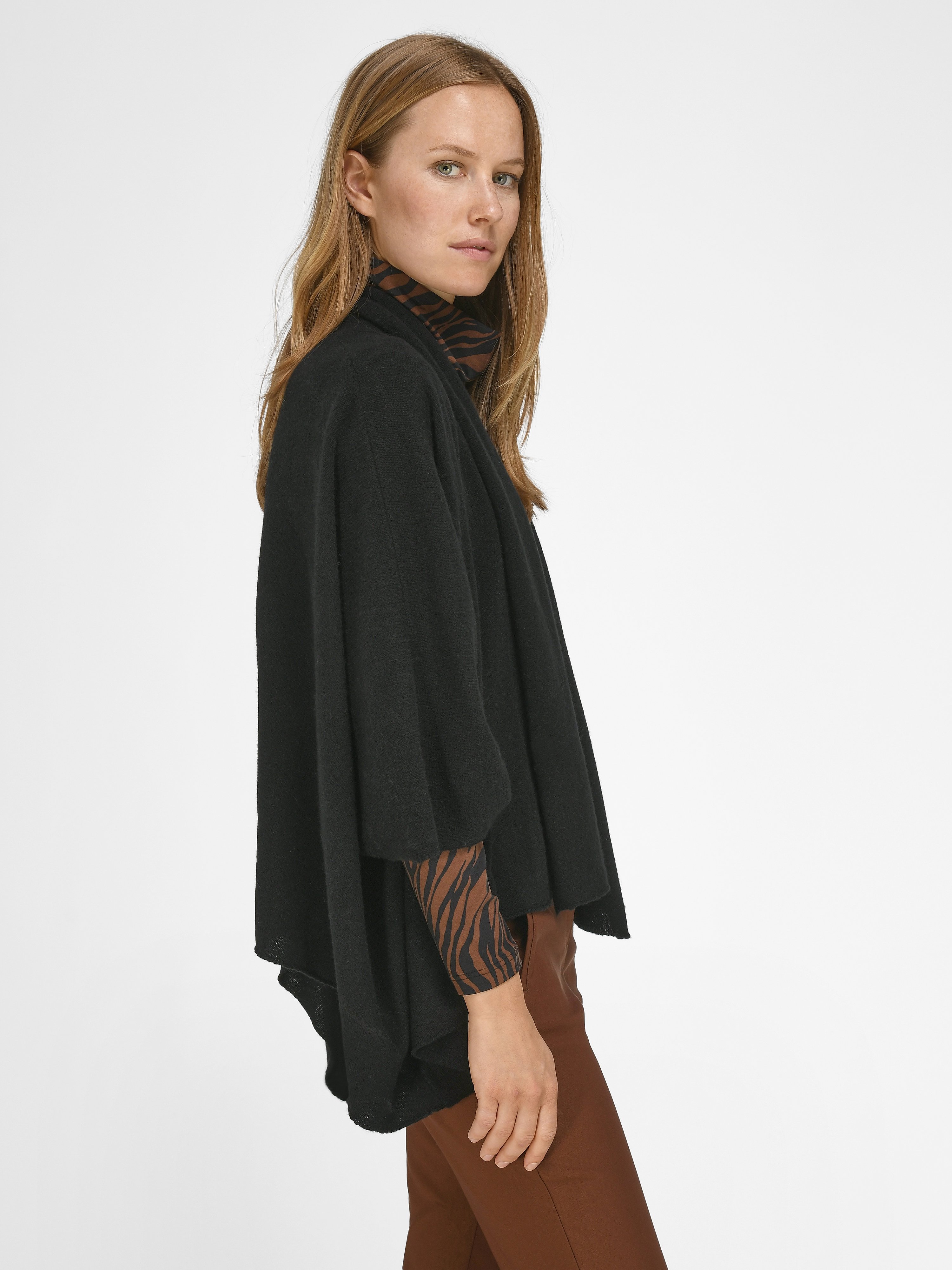 Strickjacke aus Schurwolle und Kaschmir
