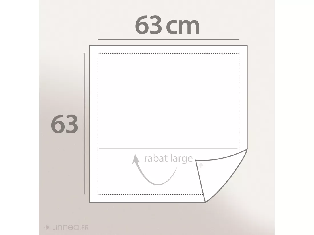 Parure de lit 260x240 FALBALA polyester microfibre Beige