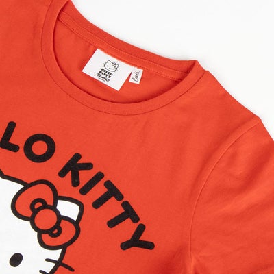 Hello Kitty Pysjamas, Rød/Rosa