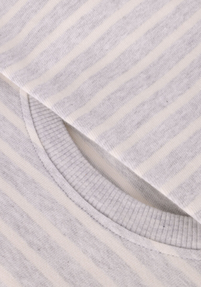 grijze penn & ink tops & t-shirts 516 sweater stripe