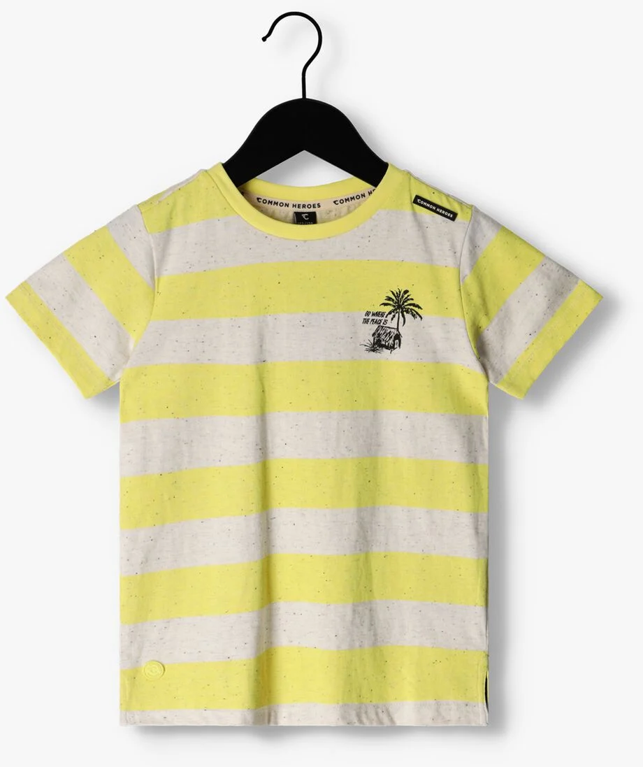 COMMON HEROES gele common heroes t-shirt 2311-8428-500