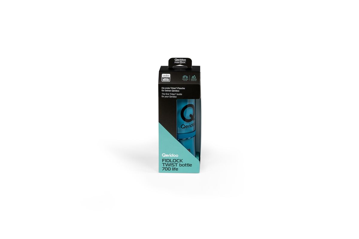 Qeridoo Fahrradanhänger Fidlock TWIST bottle 700 life blue