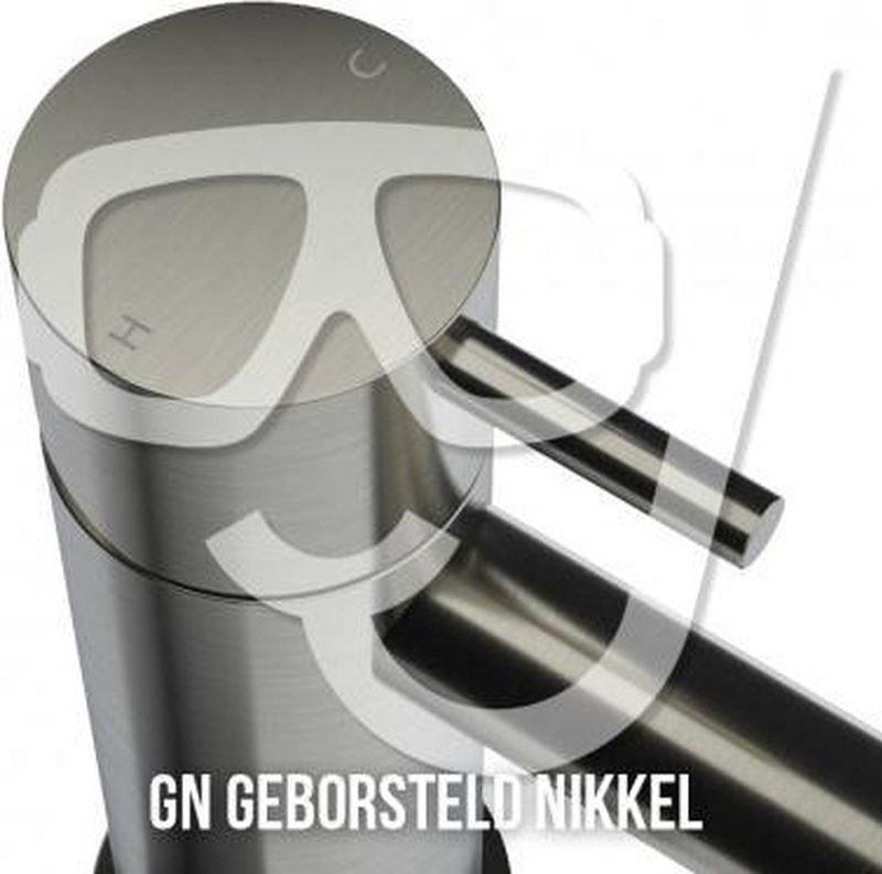 Hotbath - Cobber - Inbouw Douchemengkraan - Geborsteld Nikkel - 1-hendel