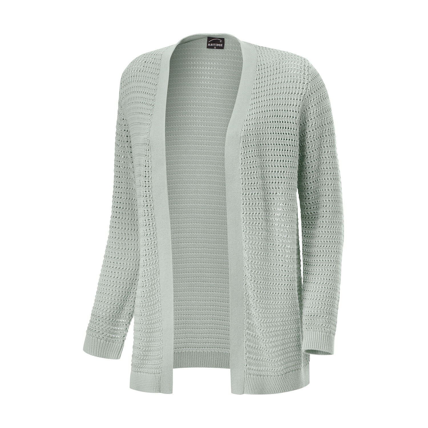Damen-Strickjacke mit Ajourmuster von Artime