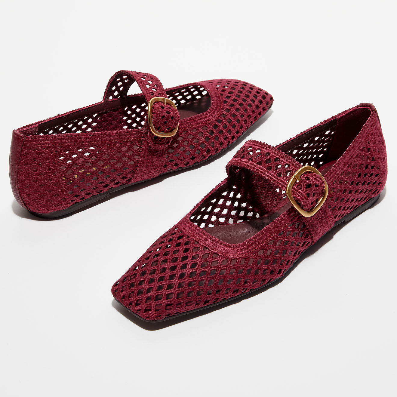Avril Gau Ballerines Krob bordeaux