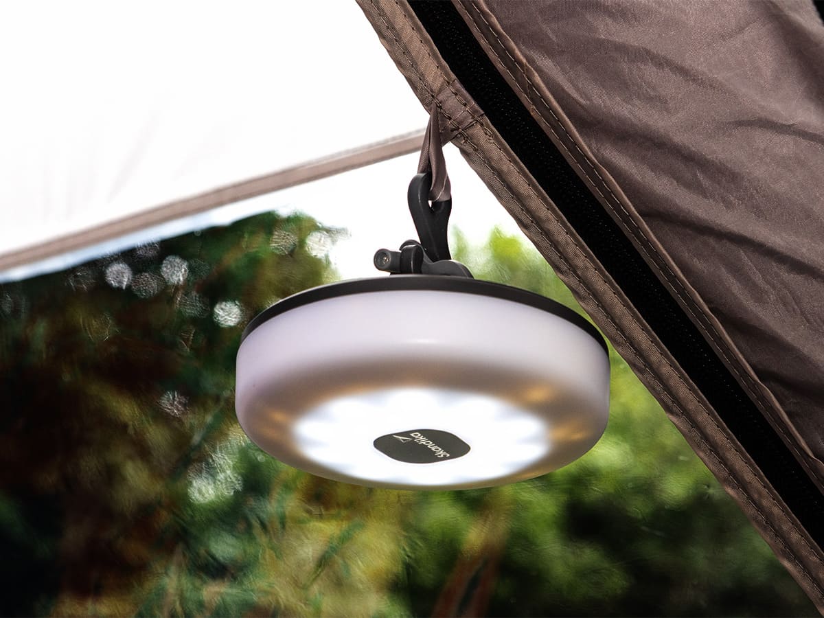 Skandika Glittra campinglamp met lichtslinger