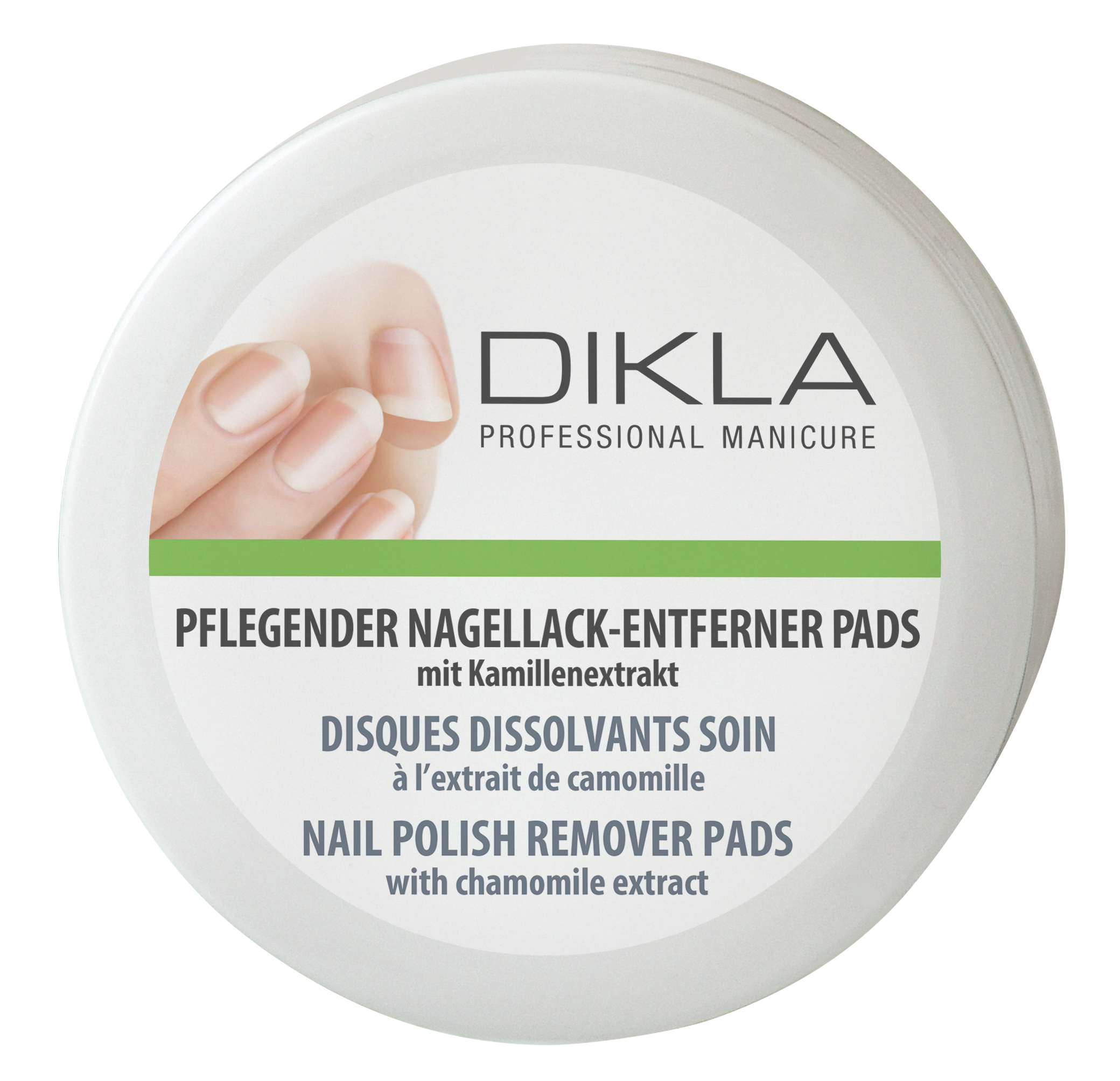 DIKLA Nagellackentfernerpads<br>30 Stück, Dose