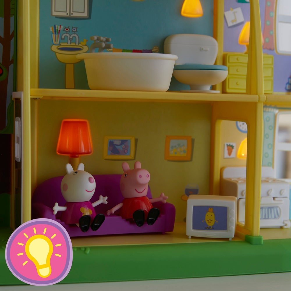 Peppa Pig Abenteuer Spielzeit bis Schlafenszeit Hausspielzeug