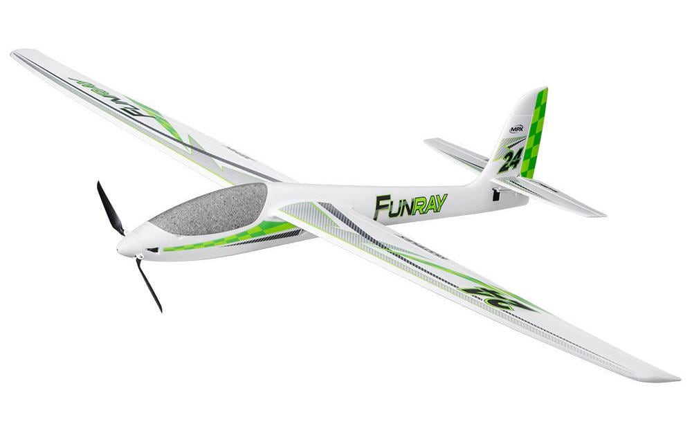 Flugzeug FUNRAY 2000 mm BK<br>4-Klappen-Elektrosegler, Bausatz