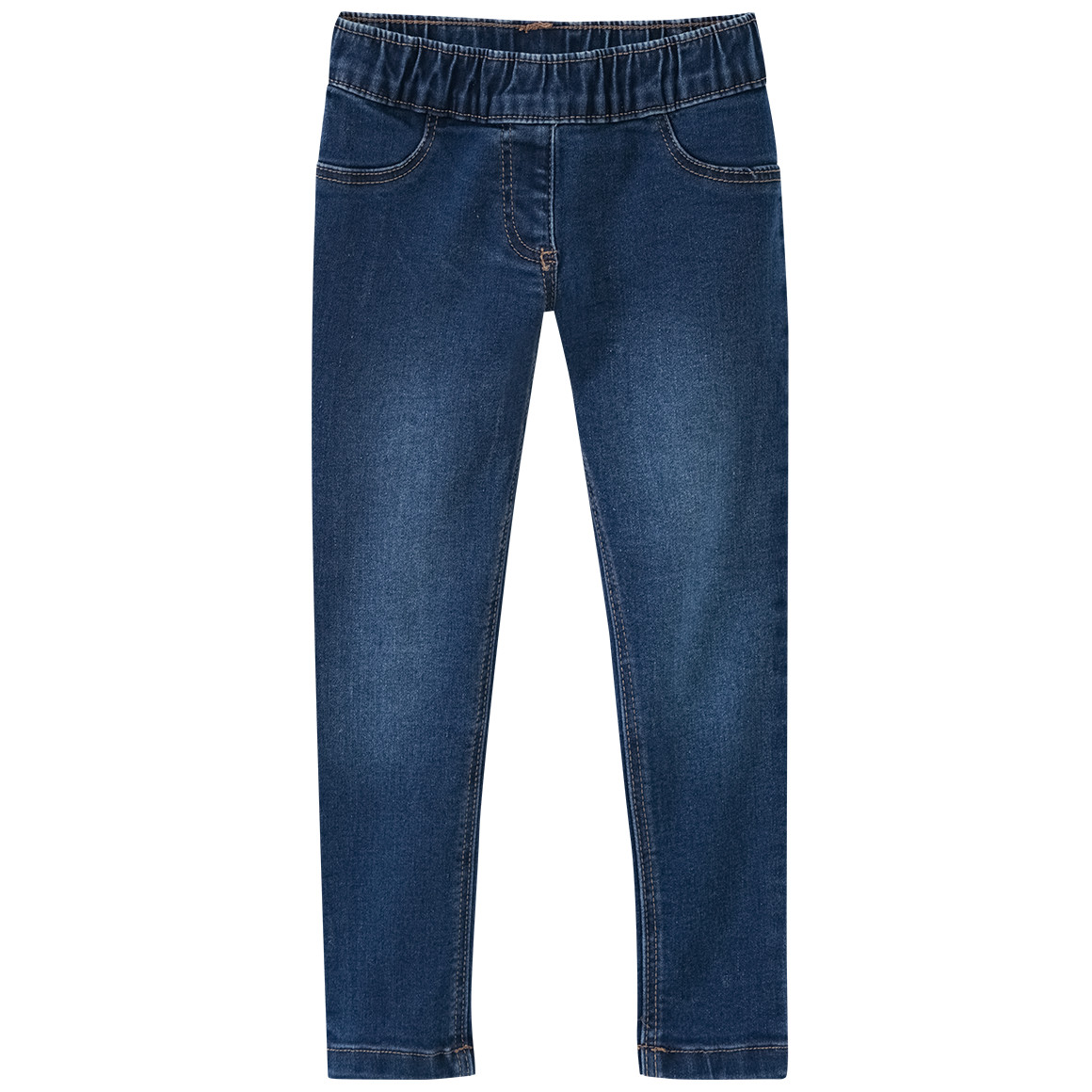 Famy 3 Mädchen Jeggings mit Stretch-Bund hellblau / dunkelblau / dunkelgrau