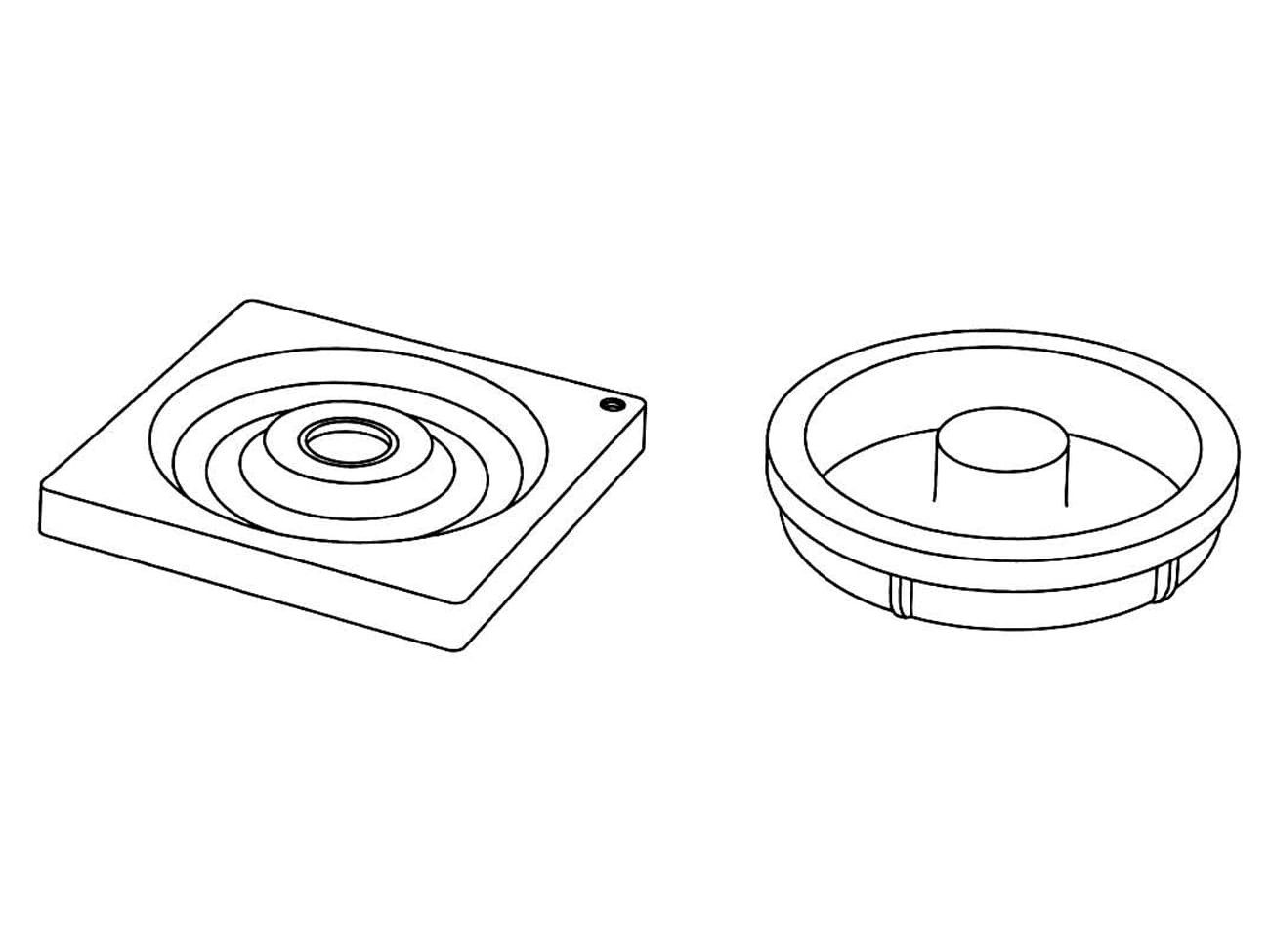 Moule silicone Hula - Kit 2 pièces - Pavoni