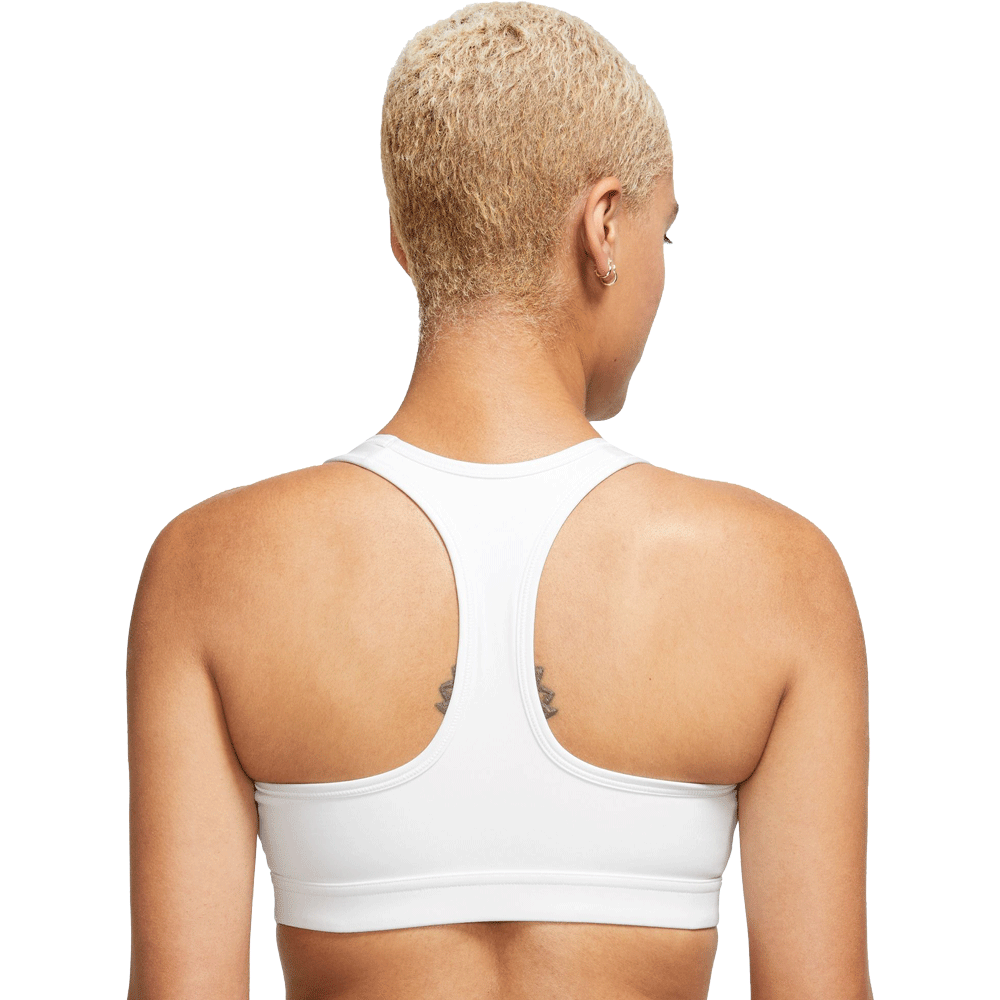 Nike Swoosh Medium Support Sport BH Damen white