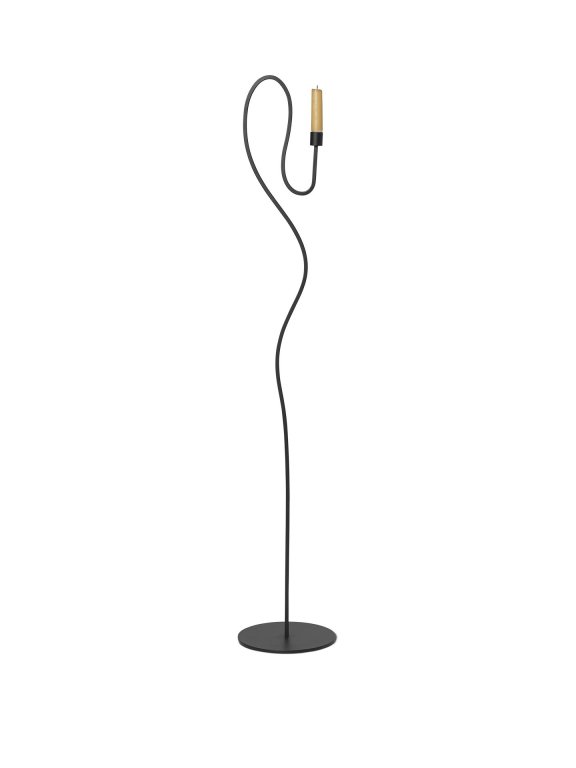 Ferm Living Valse Floor kandelaar Black