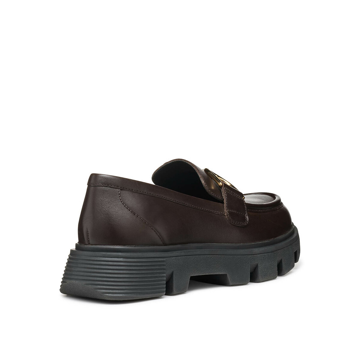 GEOX<br>Mocassins de couro respirável