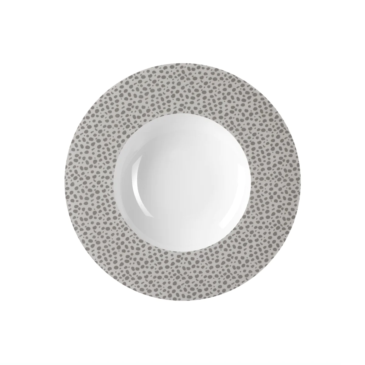 Baghera Platine - Assiette creuse 23cm (lot de 6) Médard de Noblat