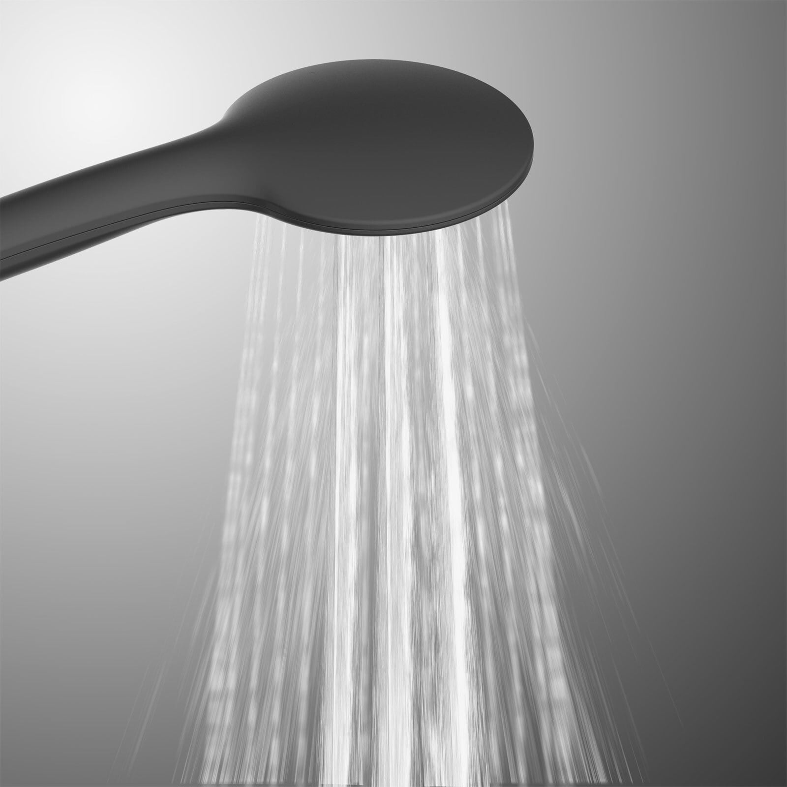 SCHÜTTE Stangenbrauseset Raven 20x70x23 cm schwarz matt