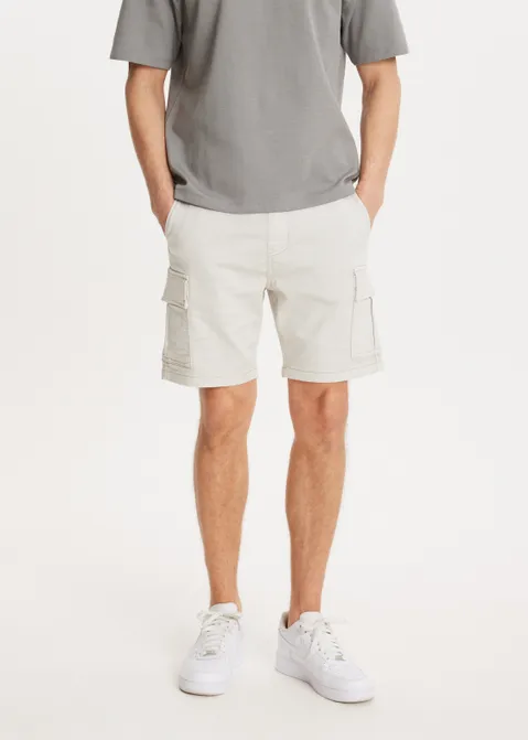 Cargo shorts met strik bruin (BRN.CL)