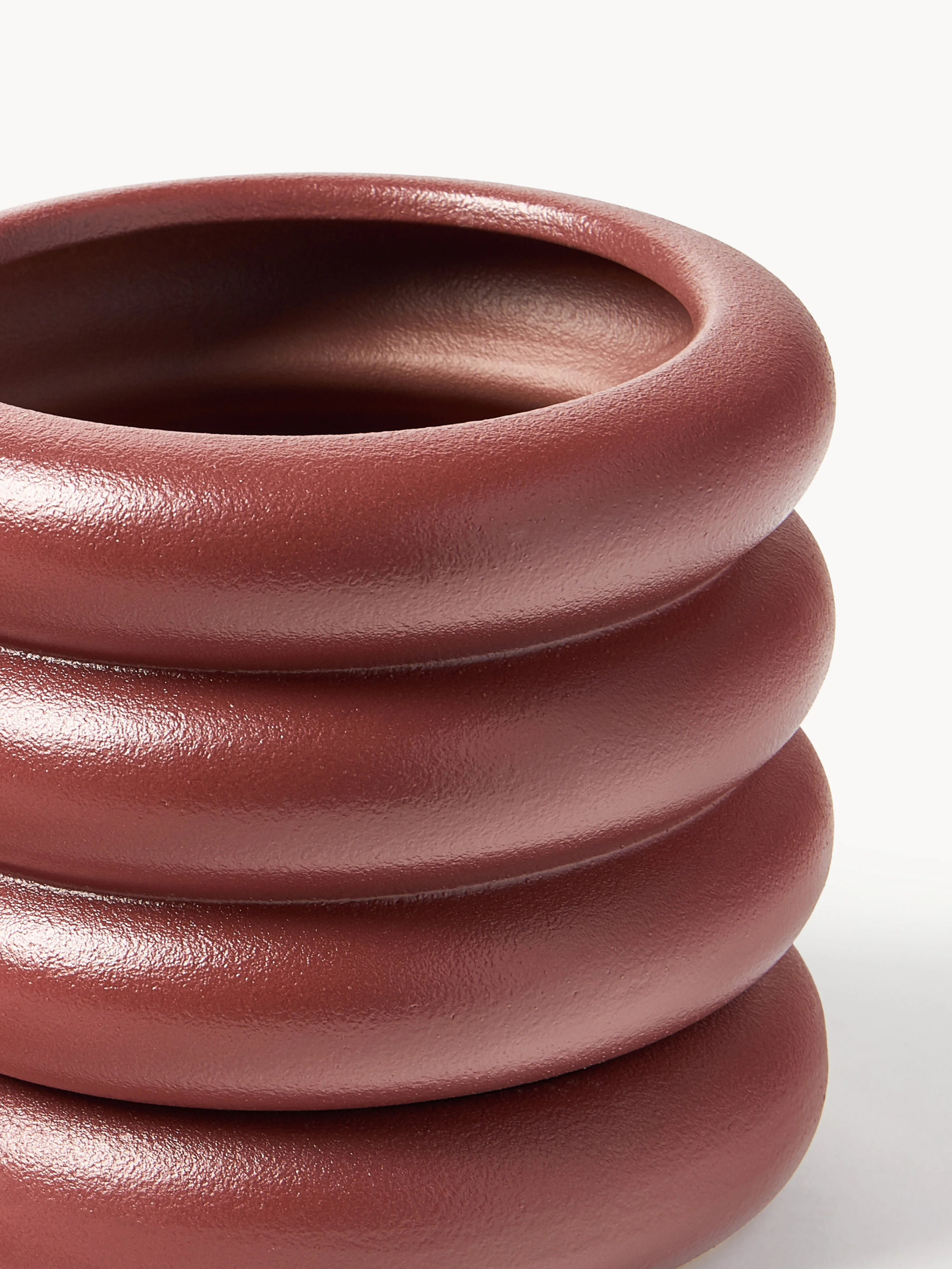 Kleine plantenpot Rudi van keramiek, H 16 cm 8