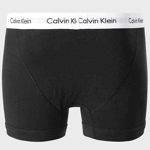 Lot De 3 Boxers Cotton Stretch U2662G Noir Gris Blanc