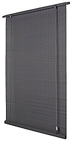 Store enrouleur tamisant bois tissé Ballauff gris 60 x 180 cm