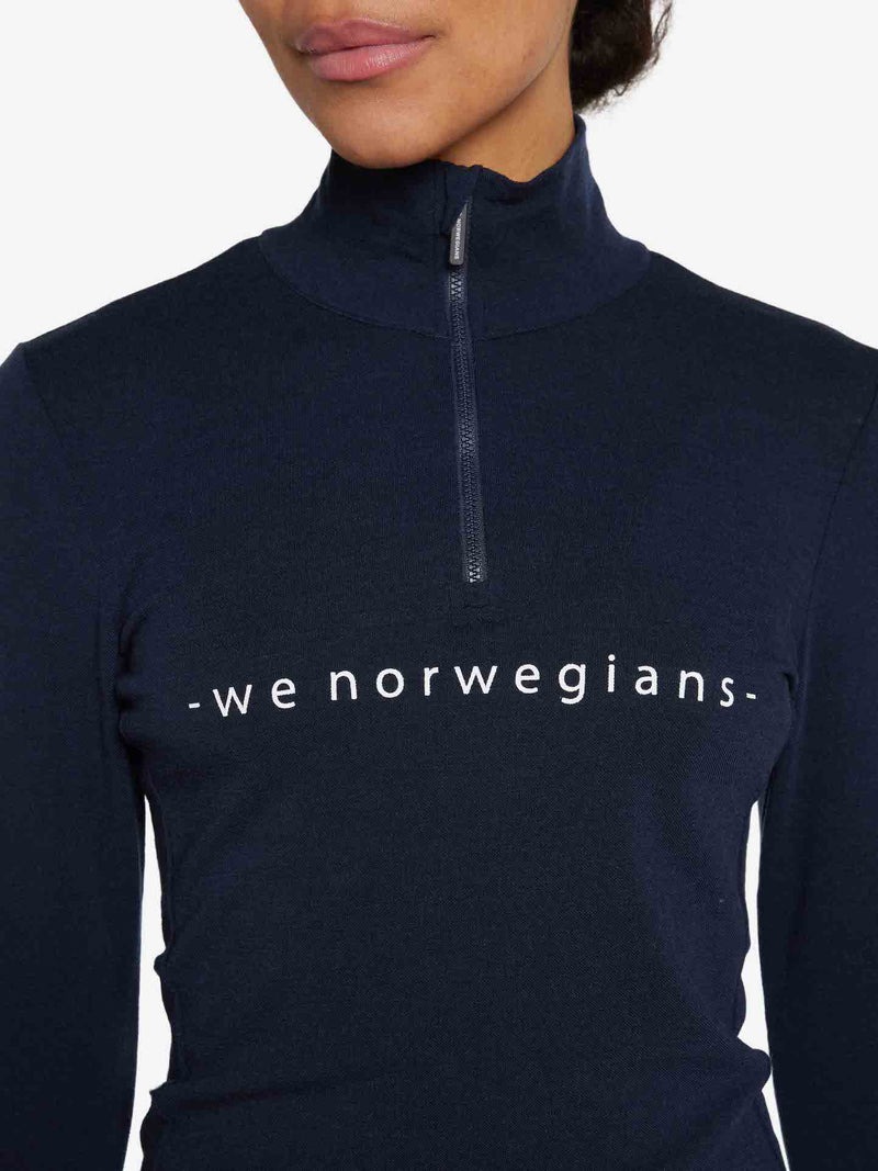 Lindesnes ZipUp Dame Navy Blue