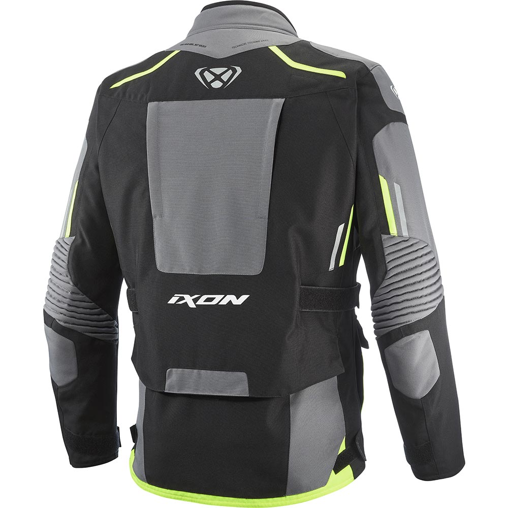 Ixon - Veste Midgard Noir / Gris / Jaune fluo