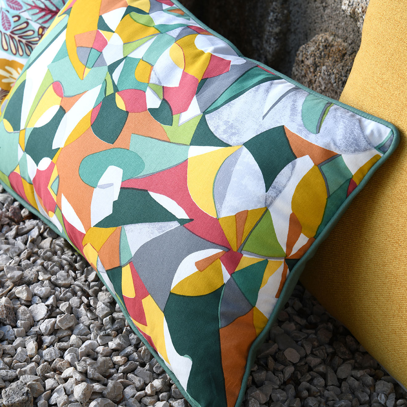 Stof Coussin Caroubier Aquitaine vert - 30x50 cm