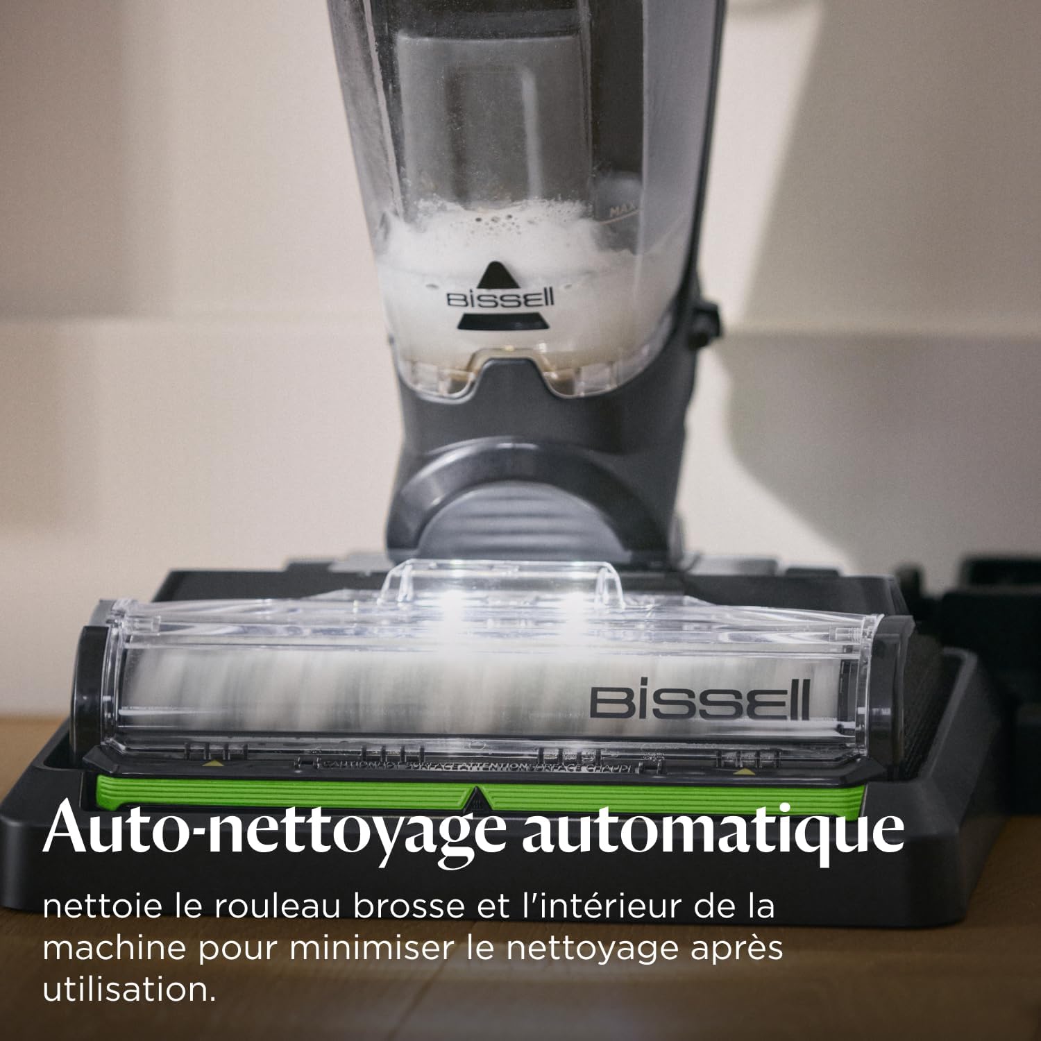 BISSELL CrossWave HydroSteam PET, Aspirateur Balai Laveur à Câble, Aspire, Lave & Sèche, Nettoyeur Vapeur Puissant, Idéal pour Ménages avec Animaux Domestiques, Nettoyeur a Eau Multi-surfaces, 3517N