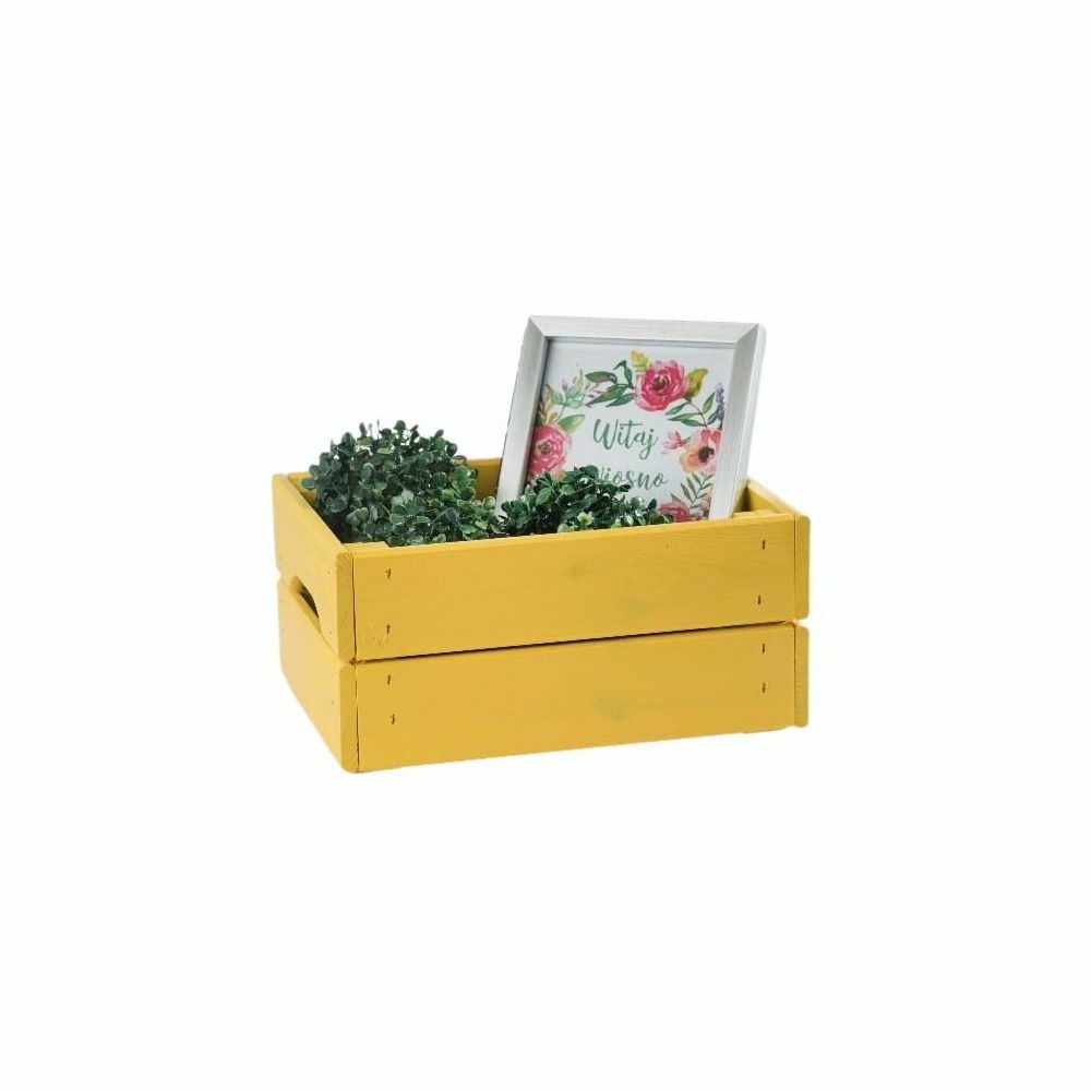 Caisse de rangement en pin petit modèle 31 x 25 15 cm