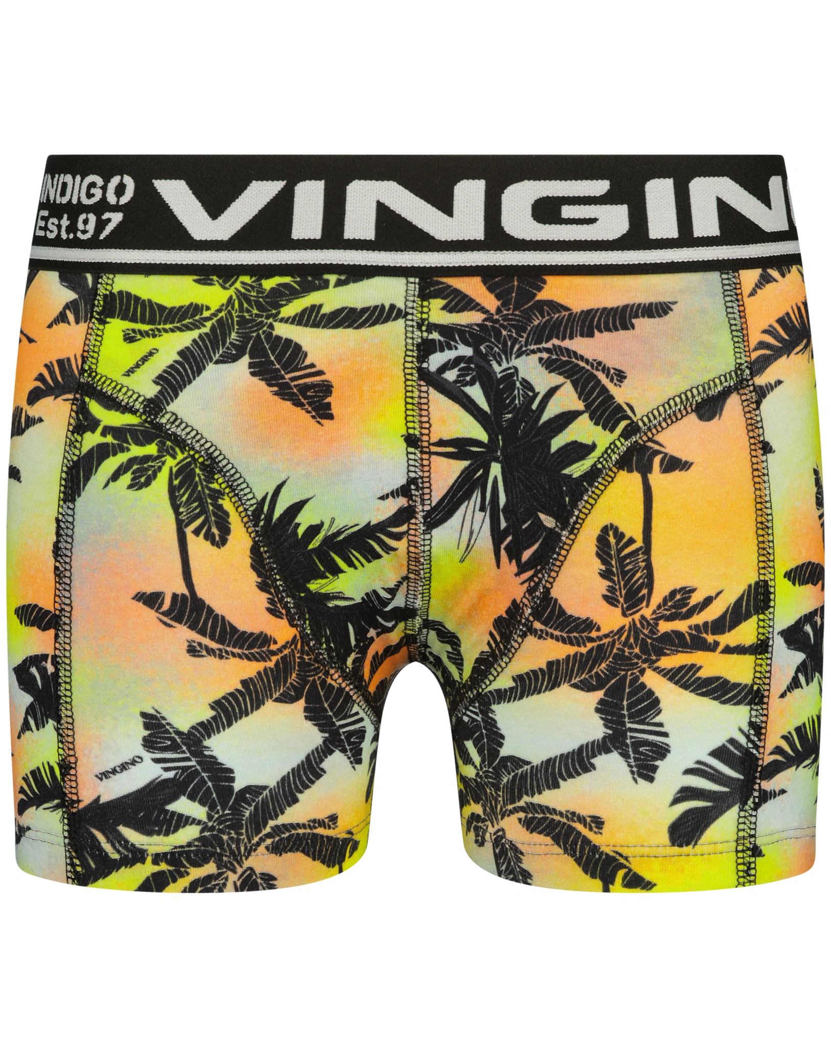 Boxershorts B-241-2 PALM 3er-Pack in deep black