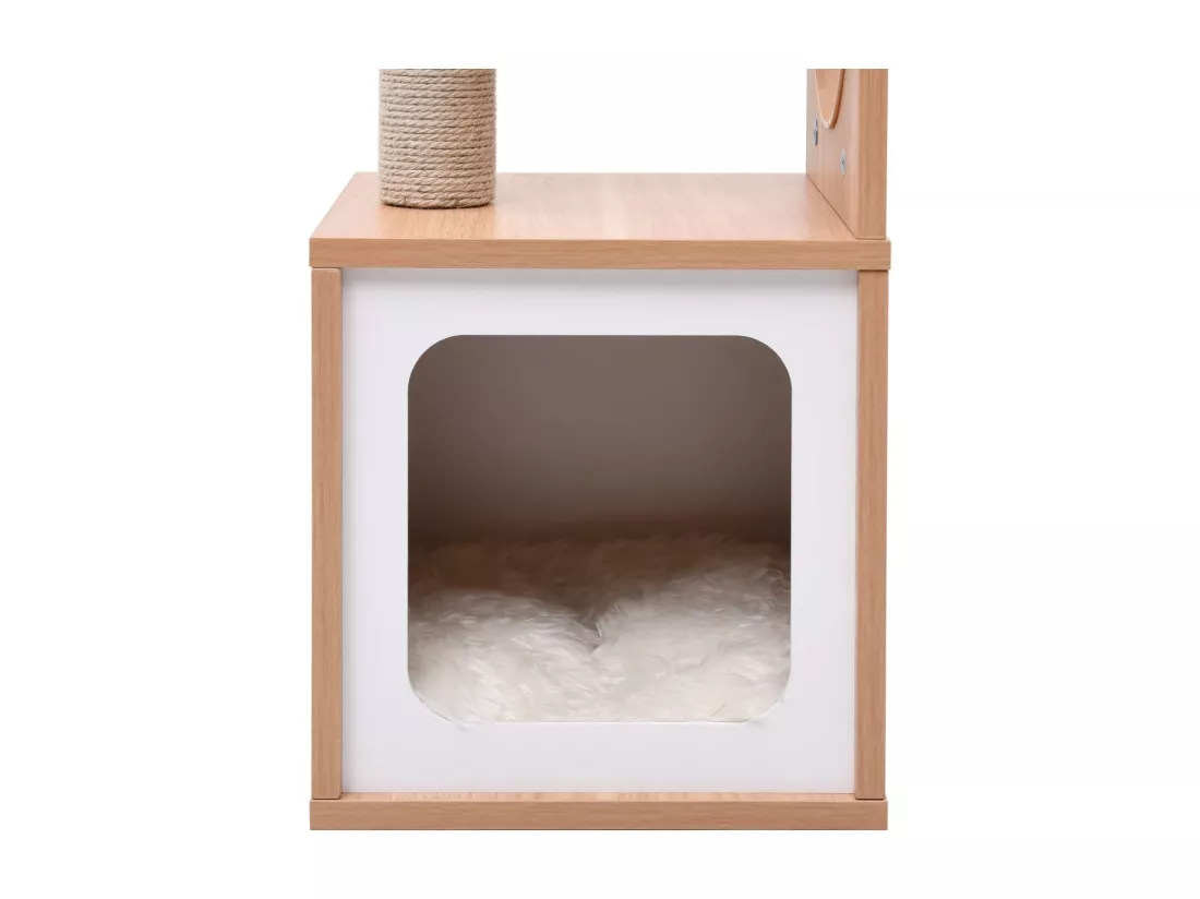 Arbre à chat avec tapis à gratter en sisal 60 cm