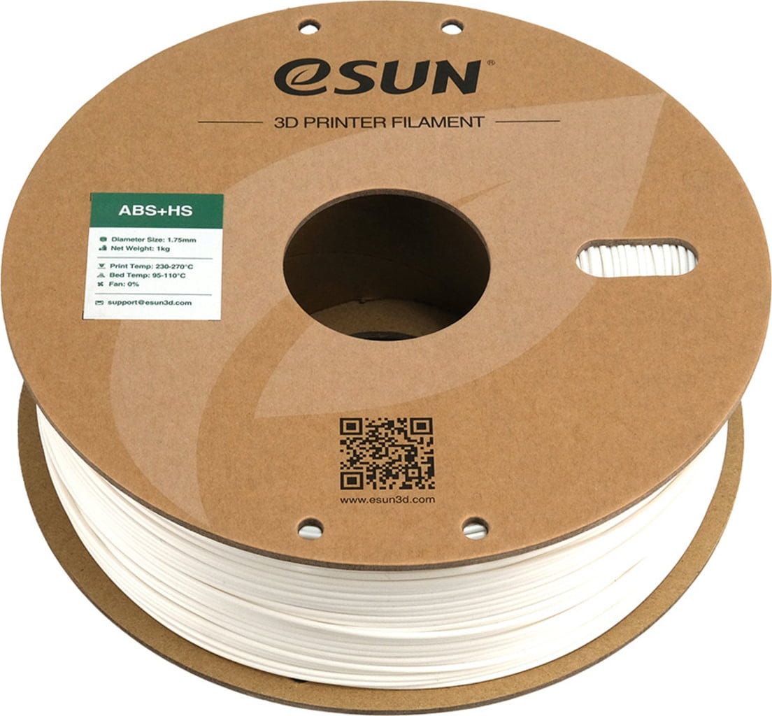 eSUN  ABS+HS White, 1,75 mm / 1000 g    ABS-Material für den High Speed-Druck