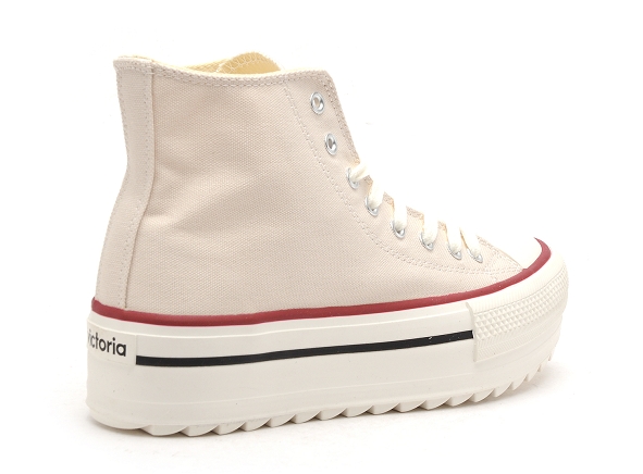 Victoria boots bottine femme tribu doble lona  1061121 beige