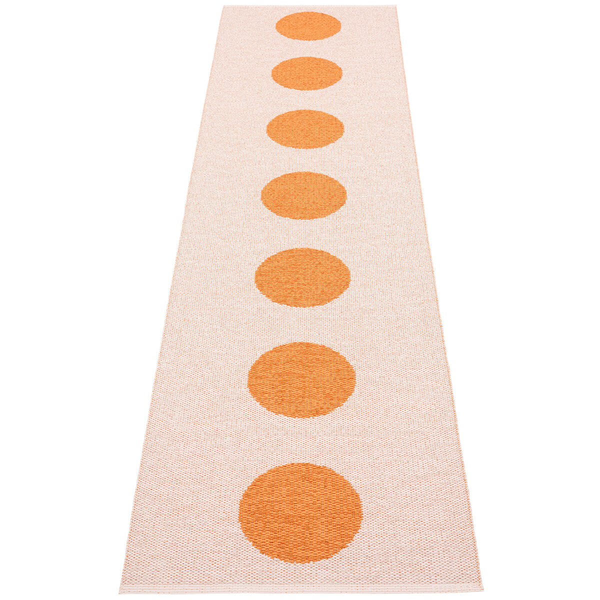 Pappelina Vera Pop teppe 70 × 280 cm, orange/pink