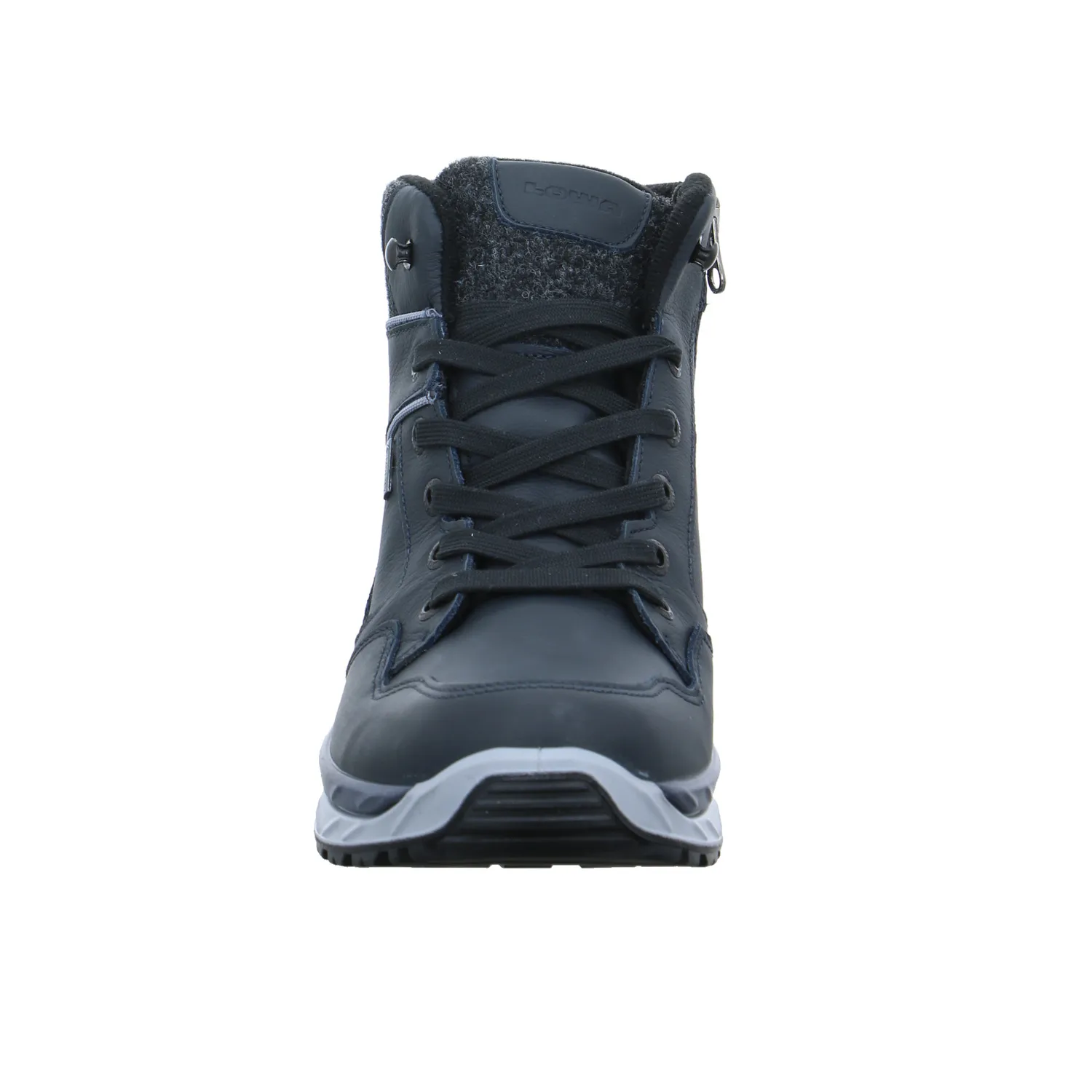 LOWA Snowboots Blau Leder