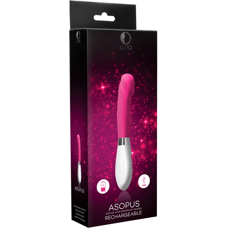 Vibromassseur - Asopus - 10 modes - Rose