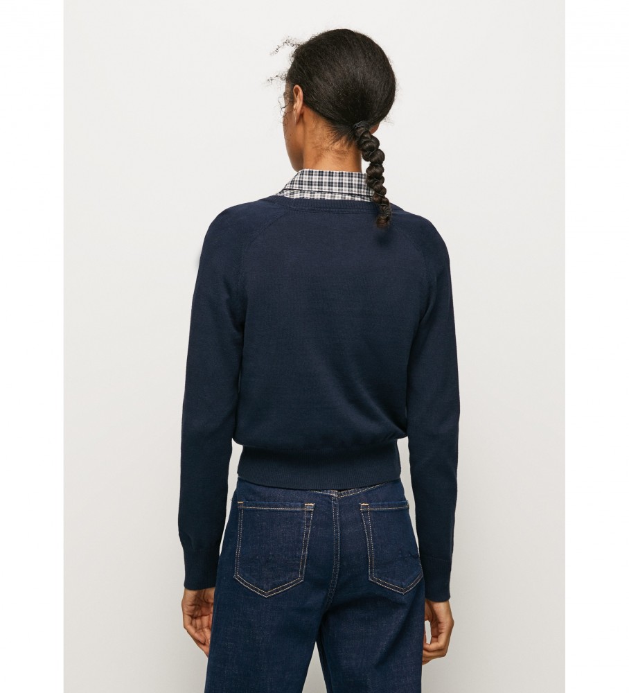 Suéter Brittney azul-marinho da Pepe Jeans