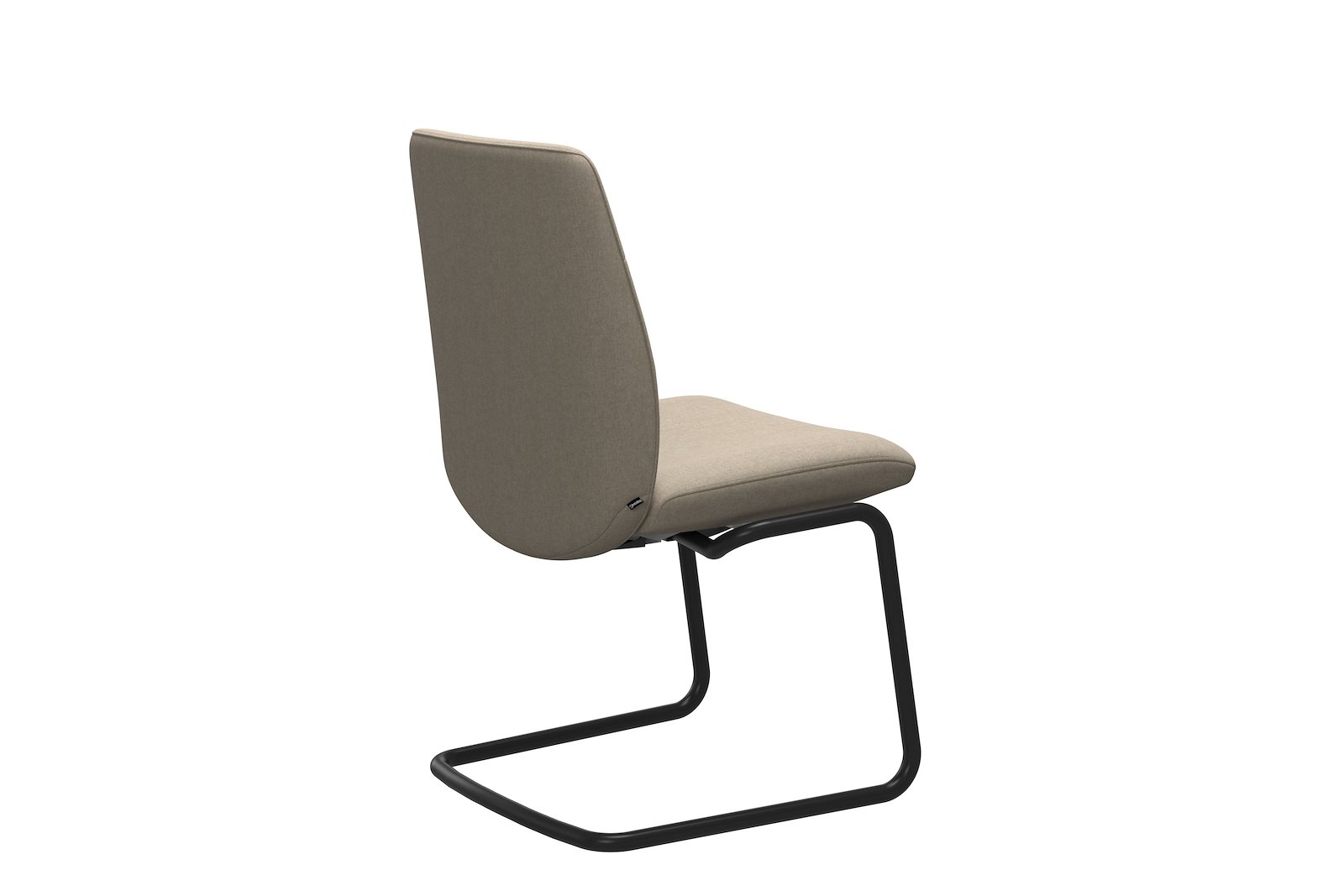 Chilli spisestol Tekstil Calido - Light Beige - Sort