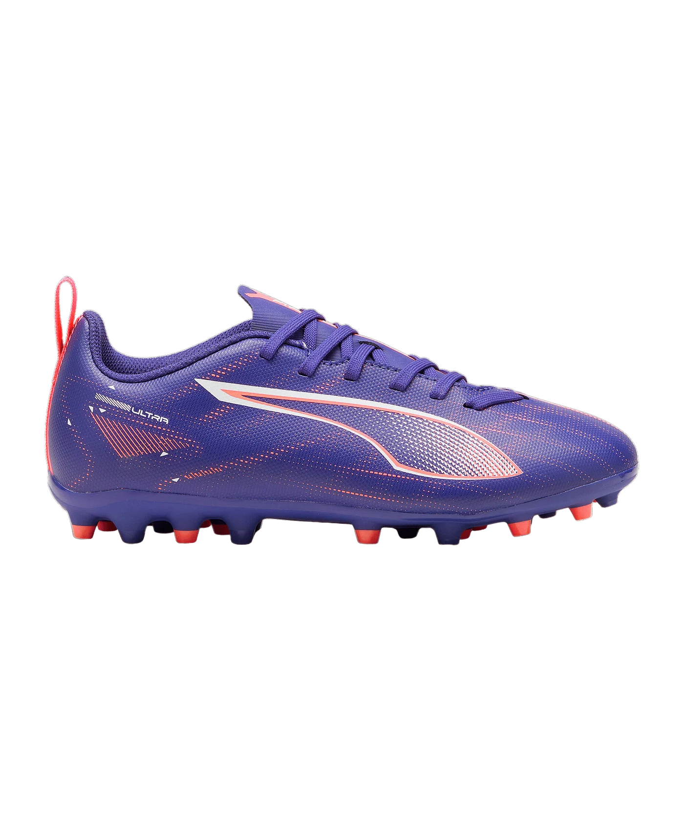 PUMA ULTRA 5 Play MG Formula Jr Kids Lila Weiss F01